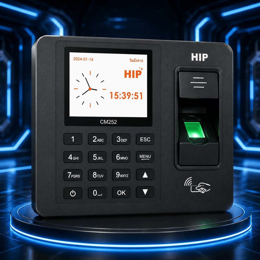 เครื่องสแกนลายนิ้วมือ HIP รุ่น CMI252 สีดำ